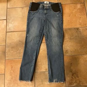 Paige Maternity cropped jeans